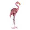 Accent Plus Solar Lighted Flamingo Yard Art - Standing