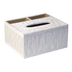 Paper Tissue Box Holder Facial Tissue Box Desktop Remote Control Holder Home Offiice Organizer