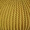 Christopher Knight Home Belle Knitted Cotton Pouf; Yellow