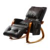 MASSAGE Comfortable Relax Rocking Chair Brown