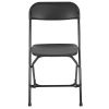 Herculesâ€šÃ‘Â¢ Series Plastic Folding Chair - Black - 650LB Weight Capacity Comfortable Event Chair - Lightweight Folding Chair -